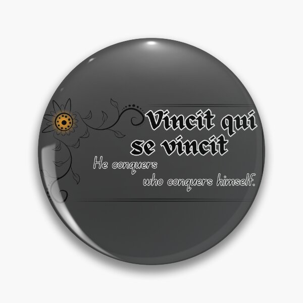 Item preview, He conquers who conquers himself, Latin designed and sold by MakeWayDesign.