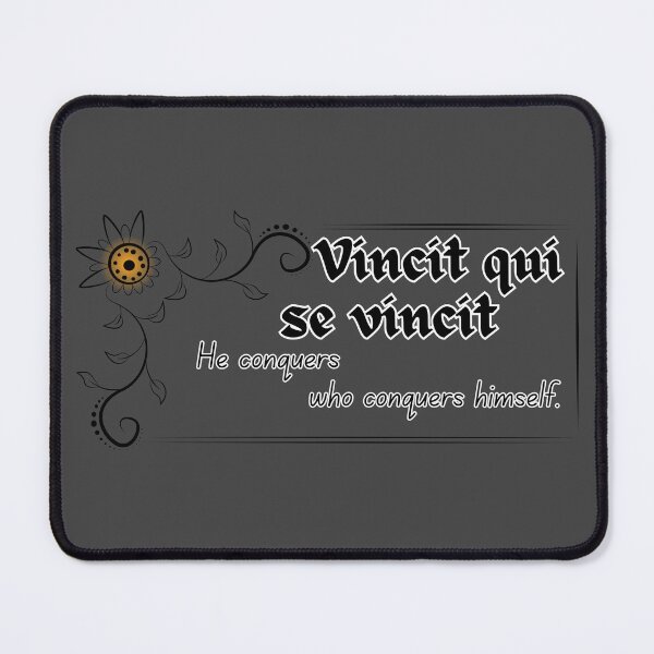 Item preview, He conquers who conquers himself, Latin designed and sold by MakeWayDesign.