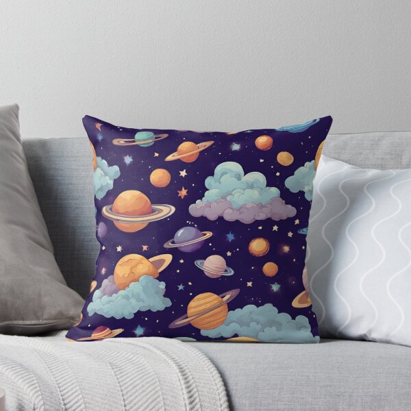 Item preview, Saturn Cluster with Floating Bubble Gum Clouds Outer Space designed and sold by Joejoe1990.