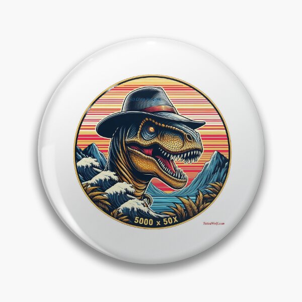 Item preview, Hipster Dinosaur  designed and sold by TattedWolf.