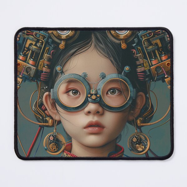 Item preview, Chinese girl with big glasses designed and sold by Dream scape  of Lucy.
