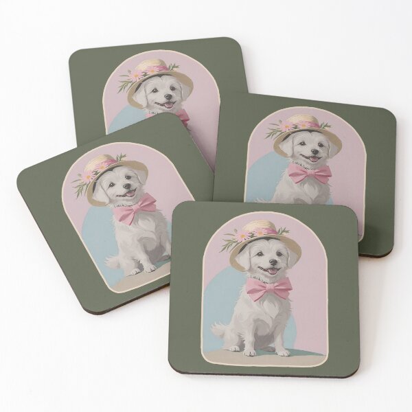 Item preview, Rococo Puppy, inspired by "The Swing" by Jean Honore Fragonard designed and sold by BovineDesignsCA.