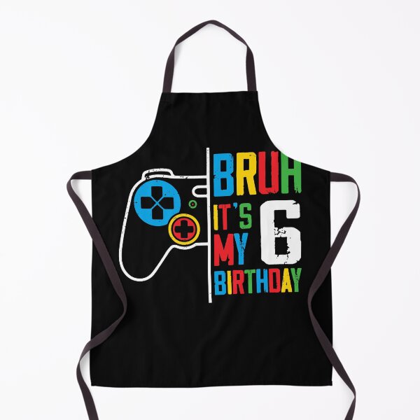 Item preview, Bruh Its My 6th Birthday Gamer 6 Year Old for kids Colorful designed and sold by MTRBSK11.