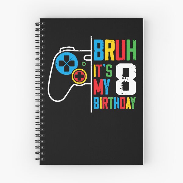 Item preview, Bruh Its My 8th Birthday Gamer 8 Year Old for kids Colorful designed and sold by MTRBSK11.