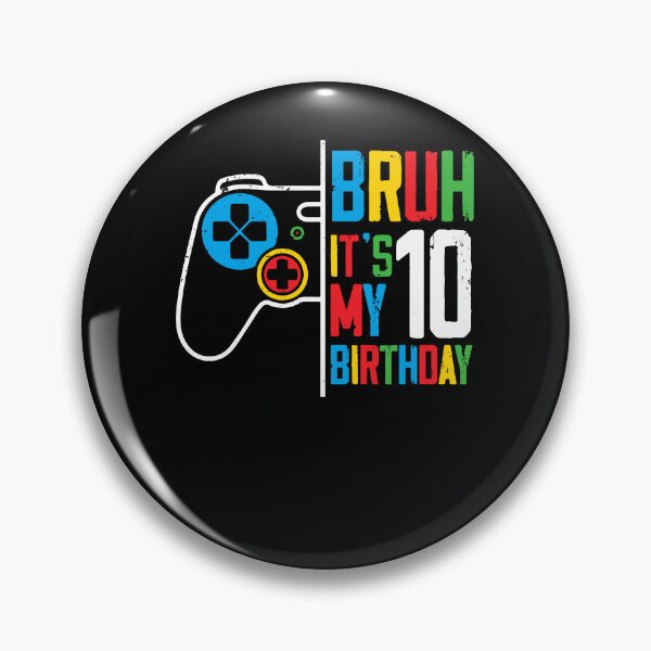 Artikelvorschau, Alter, es ist mein 10. Geburtstag, Gamer, 10 Jahre alte Kinder, bunt entworfen und verkauft von MTRBSK11.