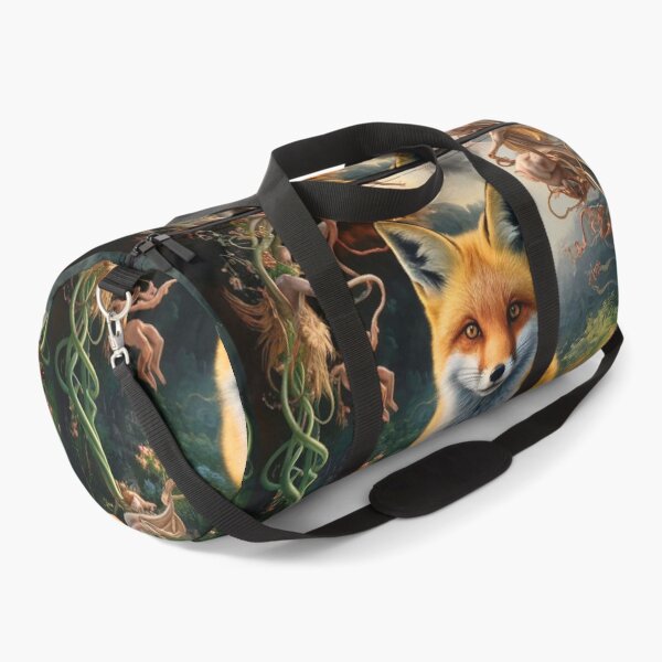 Item preview, Fox Portrait. Spring fox, floral fox, vintage fox, fox painting, Hieronymus Bosch style designed and sold by FoxVibes.