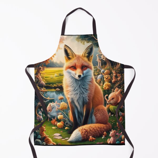 Artikelvorschau, Fuchs-Portrait. Frühlingsfuchs, Blumenfuchs, Vintage-Fuchs, Fuchs-Malerei, Hieronymus Bosch-Stil entworfen und verkauft von FoxVibes.