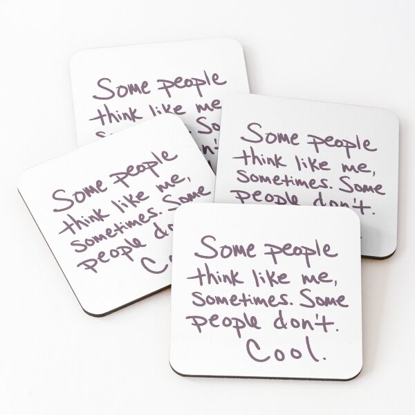 Item preview, Some People Think like Me, Sometimes. Some People Don’t. Cool. designed and sold by abeink.