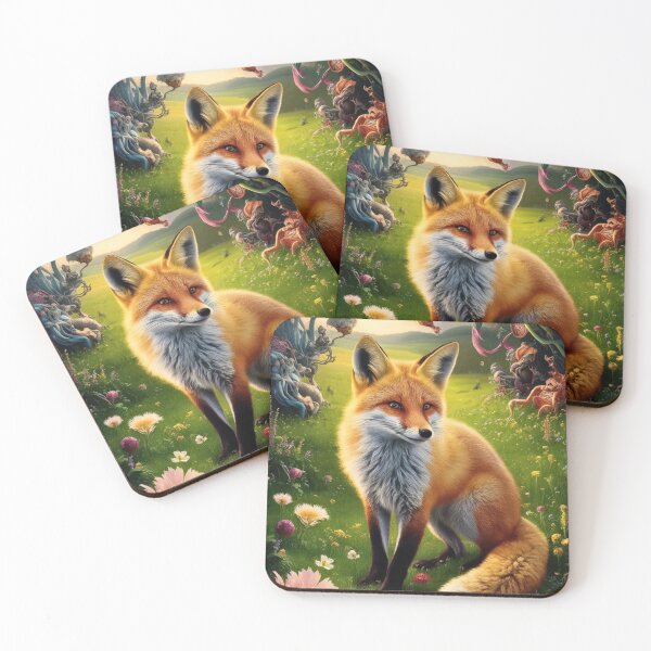 Artikelvorschau, Fuchs-Portrait. Frühlingsfuchs, Blumenfuchs, Vintage-Fuchs, Fuchs-Malerei, Hieronymus Bosch-Stil entworfen und verkauft von FoxVibes.
