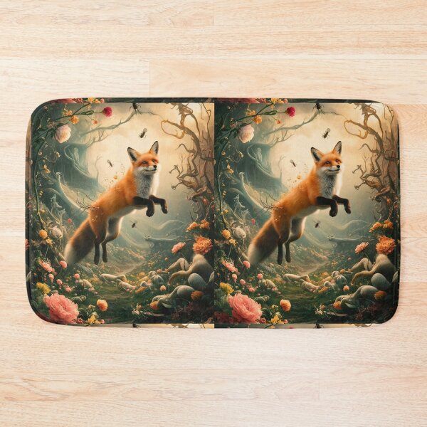 Artikelvorschau, Fuchs-Portrait. Frühlingsfuchs, Blumenfuchs, Vintage-Fuchs, Fuchs-Malerei, Hieronymus Bosch-Stil entworfen und verkauft von FoxVibes.