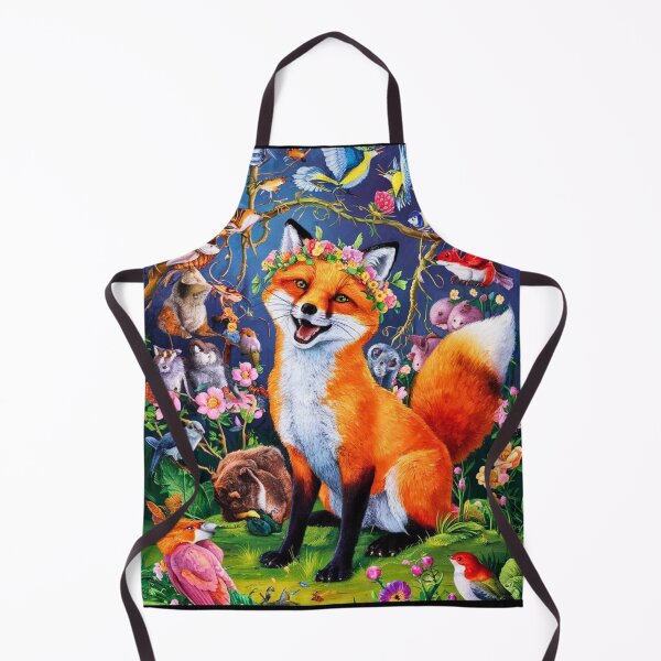 Artikelvorschau, Fuchs-Portrait. Frühlingsfuchs, Blumenfuchs, Vintage-Fuchs, Fuchs-Malerei, Hieronymus Bosch-Stil entworfen und verkauft von FoxVibes.