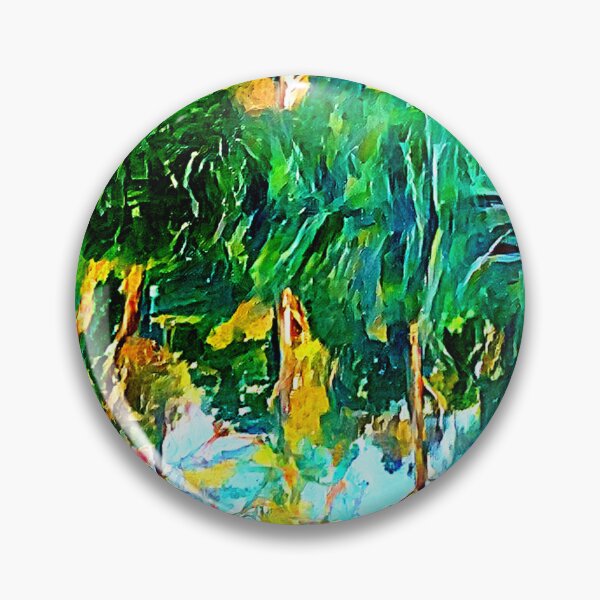 Item preview, Abstract Digital Painting Trees On A River From Walls Of Fame designed and sold by WallsOfFameAust.