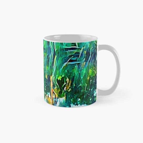 Item preview, Abstract Digital Painting Trees On A River From Walls Of Fame designed and sold by WallsOfFameAust.