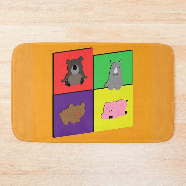 Item preview, Drawing of cute animals sleeping designed and sold by wonghong.