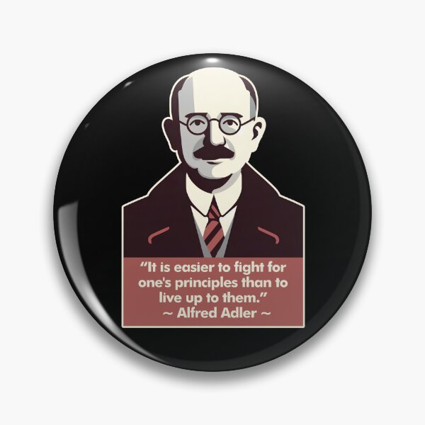 Item preview, "Live by your principles" - Alfred Adler designed and sold by NuminousYes.