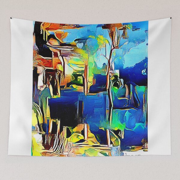 Item preview, Abstract Trees On A River 2 WallsOfFameAust designed and sold by WallsOfFameAust.