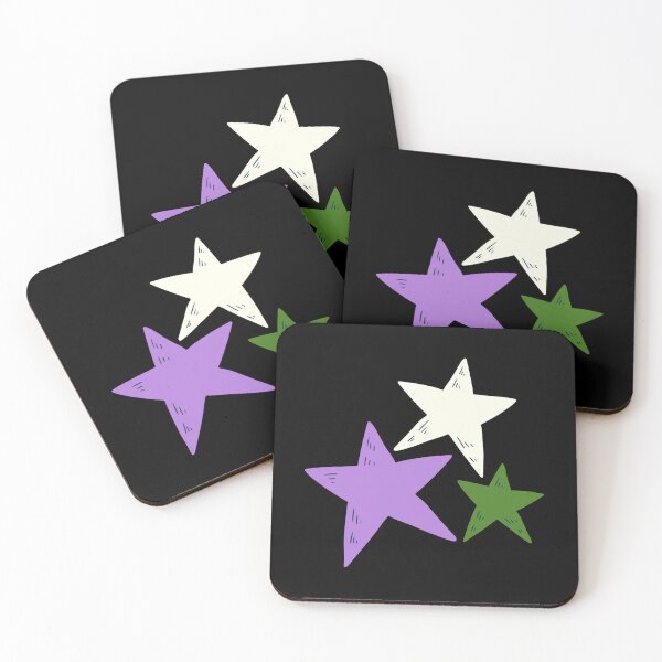 Item preview, Gender Queer stars designed and sold by River Graphic Design.