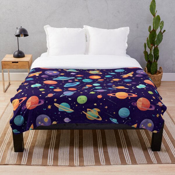 Item preview, A Rocket Soaring Through a Cluster of Planets in Outer Space. designed and sold by Joejoe1990.