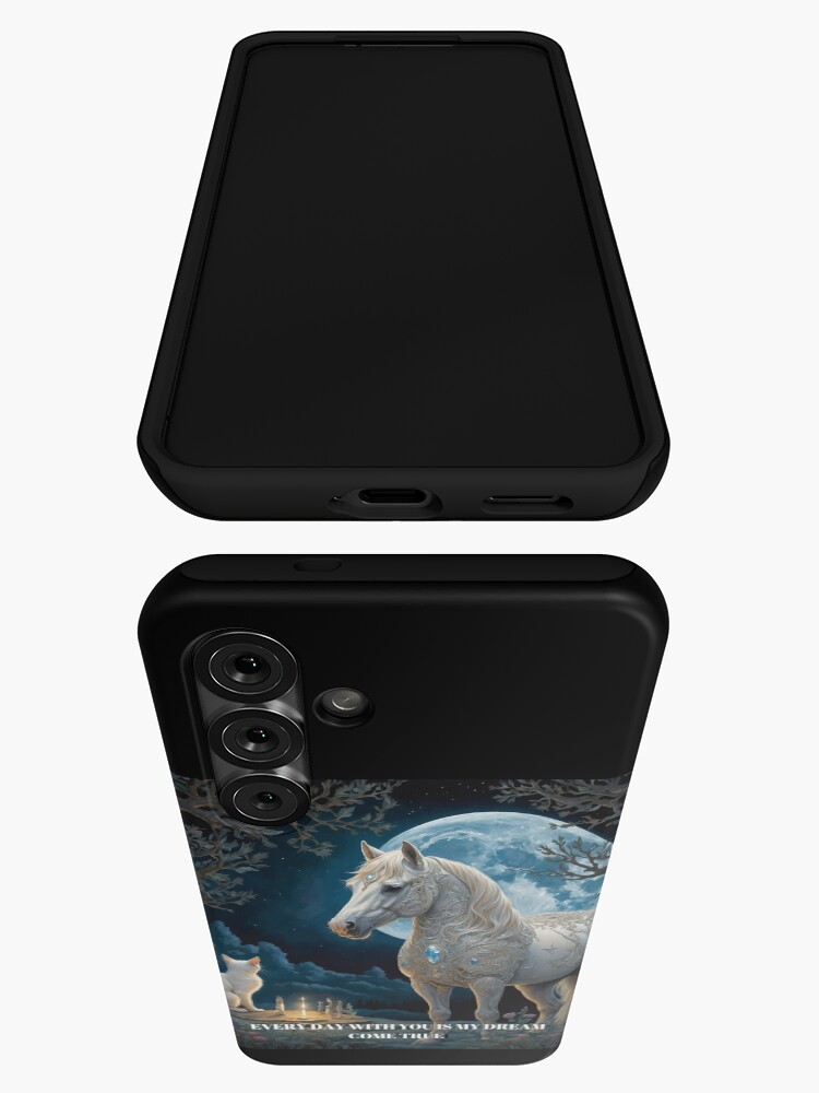 Thumbnail 3 of 4, Samsung Galaxy Phone Case, EVERY DAY WITH YOU IS MY DREAM COME TRUE designed and sold by ethosessential.