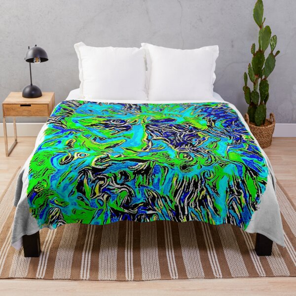 Item preview, Face In The Wall. Green Abstract 2 Walls Of Fame Aust designed and sold by WallsOfFameAust.