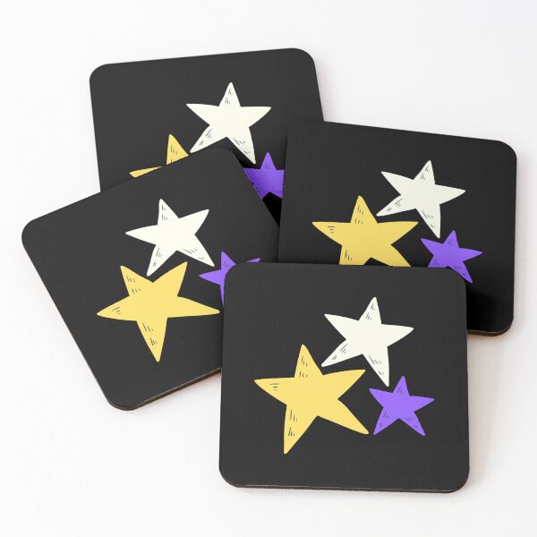 Item preview, Non Binary stars designed and sold by River Graphic Design.