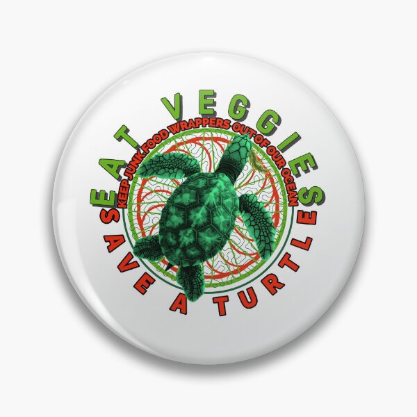 Item preview, Eat veggies Save a turtle designed and sold by TheBruce77.