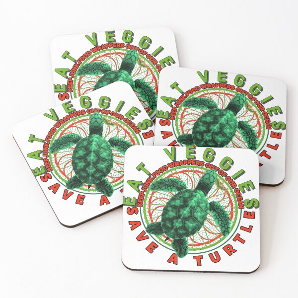 Item preview, Eat veggies Save a turtle designed and sold by TheBruce77.