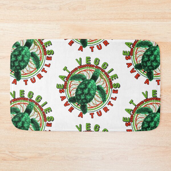Item preview, Eat veggies Save a turtle designed and sold by TheBruce77.