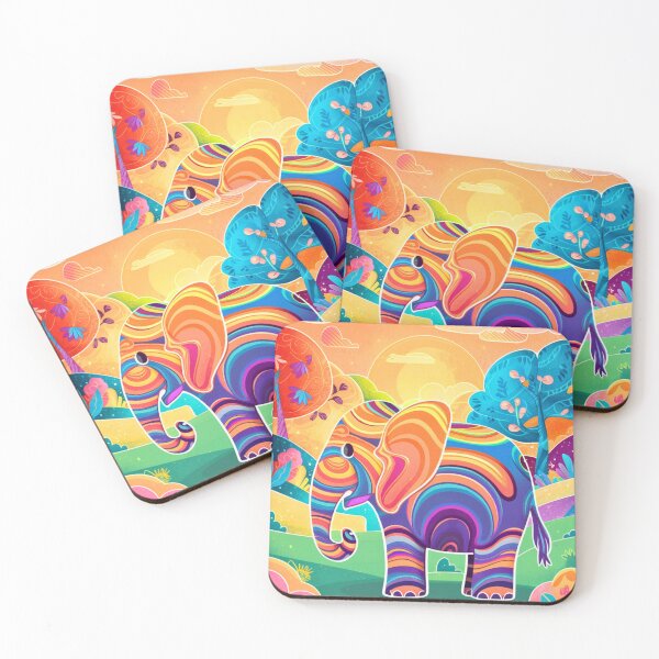 Item preview, Elephant Silhouette. Mandala elephant, Fantasy Elephant, colorful elephant designed and sold by ElephantVibes.