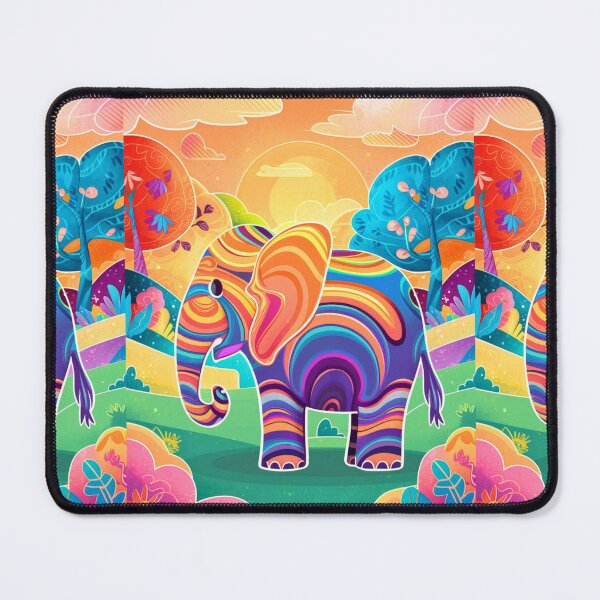 Item preview, Elephant Silhouette. Mandala elephant, Fantasy Elephant, colorful elephant designed and sold by ElephantVibes.