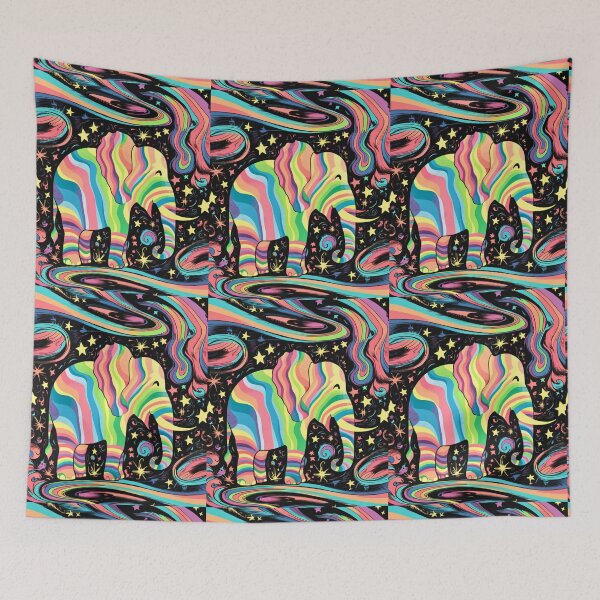 Item preview, Elephant Silhouette. Mandala elephant, Fantasy Elephant, colorful elephant designed and sold by ElephantVibes.