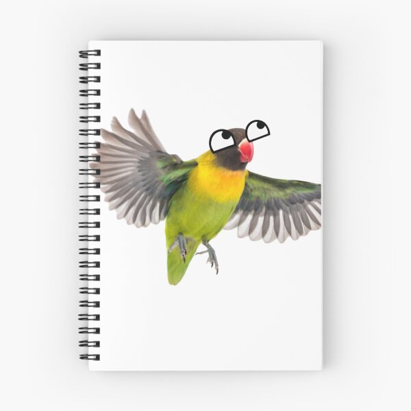 Item preview, Derpy parakeet  designed and sold by SillyLittleSnek.