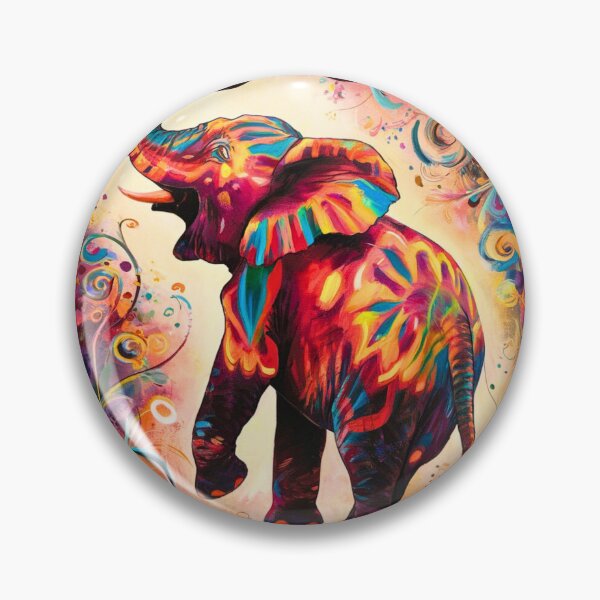 Item preview, Elephant Silhouette. Mandala elephant, Fantasy Elephant, colorful elephant designed and sold by ElephantVibes.
