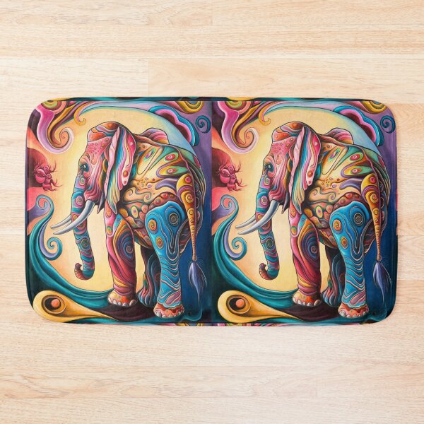 Item preview, Elephant Silhouette. Mandala elephant, Fantasy Elephant, colorful elephant designed and sold by ElephantVibes.