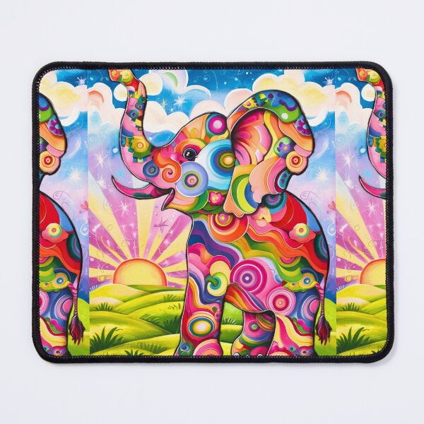 Item preview, Elephant Silhouette. Mandala elephant, Fantasy Elephant, colorful elephant designed and sold by ElephantVibes.