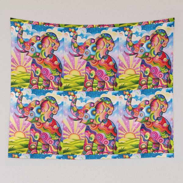 Item preview, Elephant Silhouette. Mandala elephant, Fantasy Elephant, colorful elephant designed and sold by ElephantVibes.