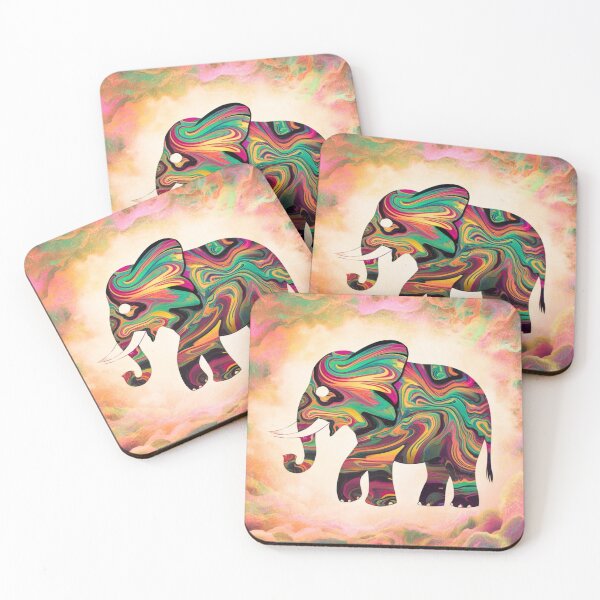 Item preview, Elephant Silhouette. Mandala elephant, Fantasy Elephant, colorful elephant designed and sold by ElephantVibes.