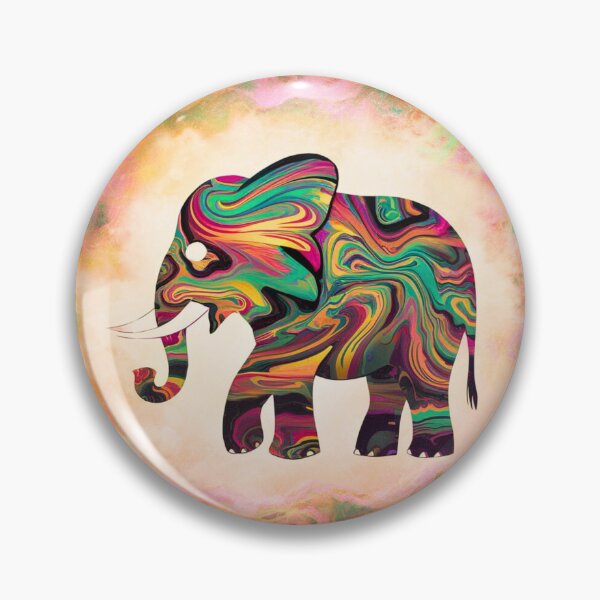 Item preview, Elephant Silhouette. Mandala elephant, Fantasy Elephant, colorful elephant designed and sold by ElephantVibes.