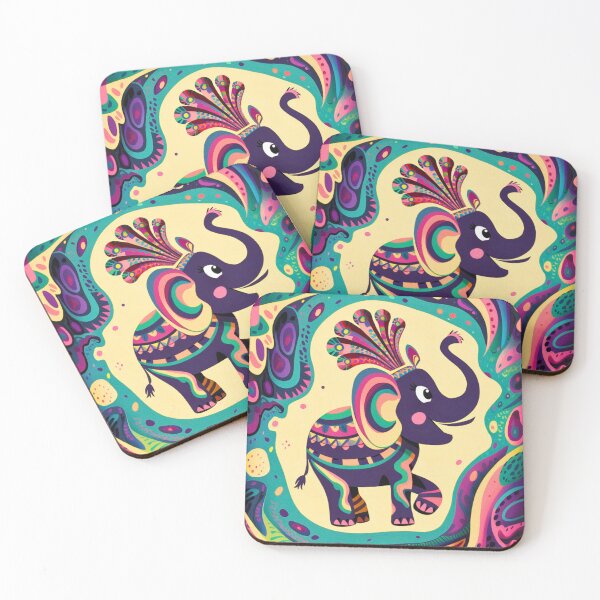 Item preview, Elephant Silhouette. Mandala elephant, Fantasy Elephant, colorful elephant designed and sold by ElephantVibes.