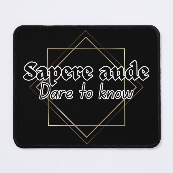 Item preview, Dare to know, Latin designed and sold by MakeWayDesign.