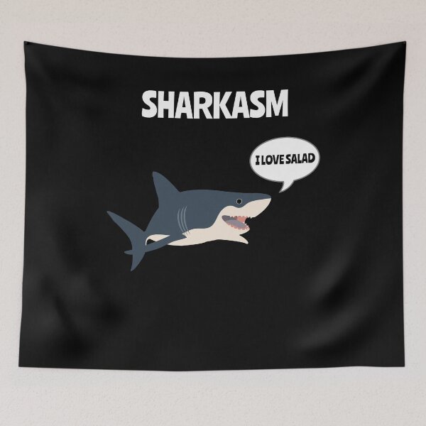 Item preview, Sharkasm I Love Salad designed and sold by Kieran Abbott.