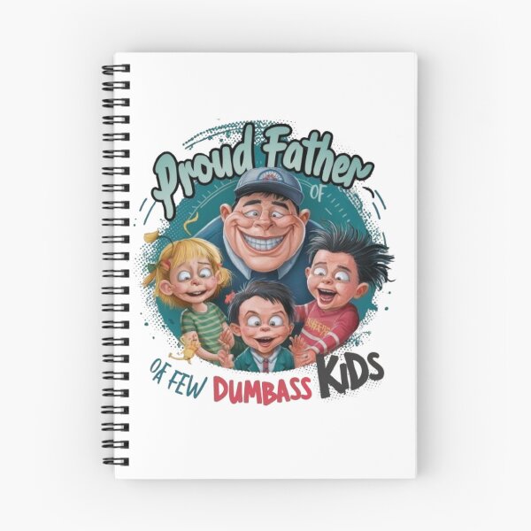 Item preview, Proud Father Of A Few Dumbass Kids Funny Vintage Fathers Day designed and sold by SztylishDesigns.