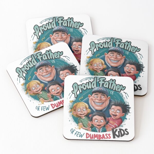 Item preview, Proud Father Of A Few Dumbass Kids Funny Vintage Fathers Day designed and sold by SztylishDesigns.