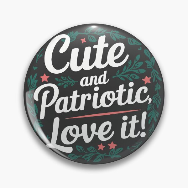 Item preview, Cute and Patriotic Love It designed and sold by Petal & Paw.