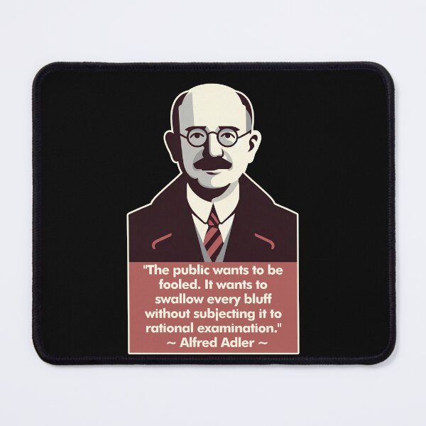 Item preview, "Foolish Public" - Alfred Adler designed and sold by NuminousYes.