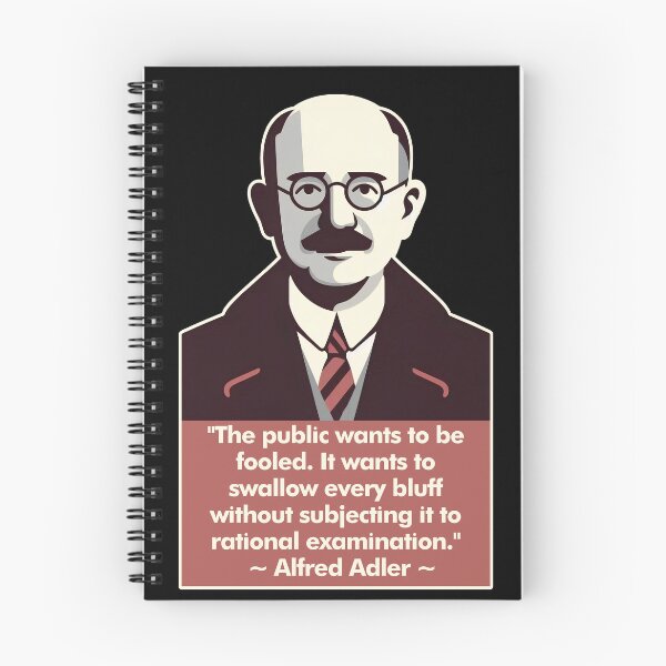 Item preview, "Foolish Public" - Alfred Adler designed and sold by NuminousYes.