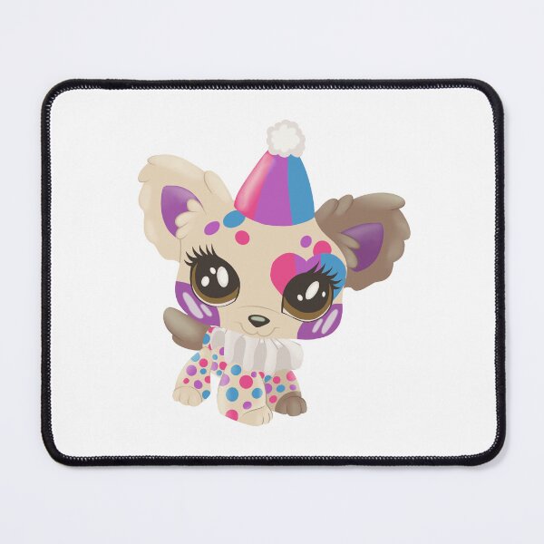 Item preview, androgyne pride littlest pet shop clown puppy designed and sold by oxxxenfree.