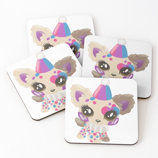 Item preview, androgyne pride littlest pet shop clown puppy designed and sold by oxxxenfree.