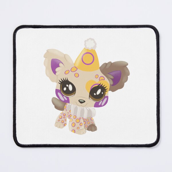 Item preview, intersex pride littlest pet shop clown puppy designed and sold by oxxxenfree.