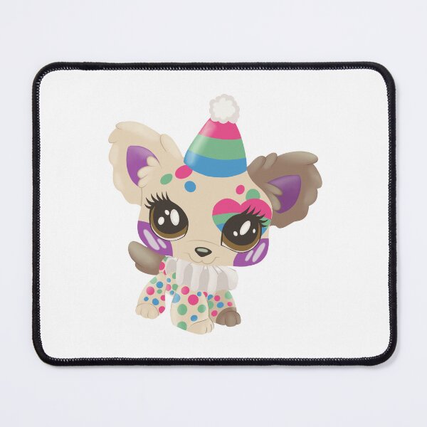 Item preview, polysexual pride littlest pet shop clown puppy designed and sold by oxxxenfree.